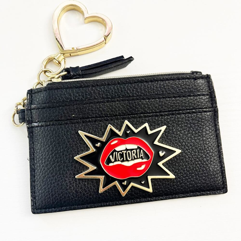 Victoria's Secret Vintage 90's Lips Credit Card Change Holder Wallet